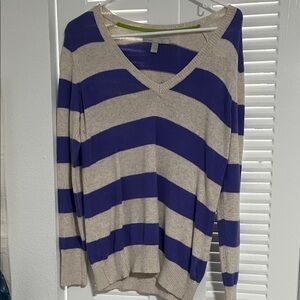 Old Navy Purple and cream Sweater